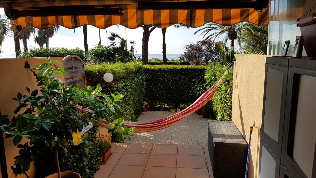 T2 rez de jardin front de mer Cannes Exterior foto